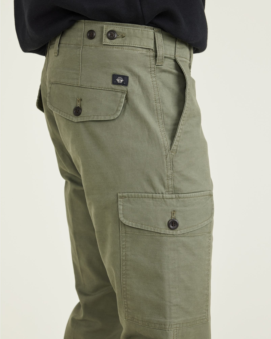 (image for) Fashionable Cargo Pants, Slim Tapered Fit